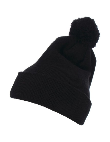 Cuffed Pom Pom Knit Beanie0