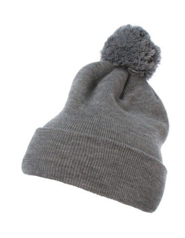 Cuffed Pom Pom Knit Beanie1