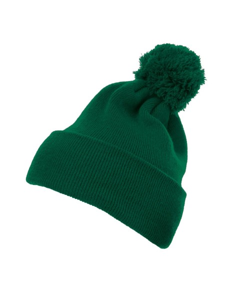 Cuffed Pom Pom Knit Beanie4