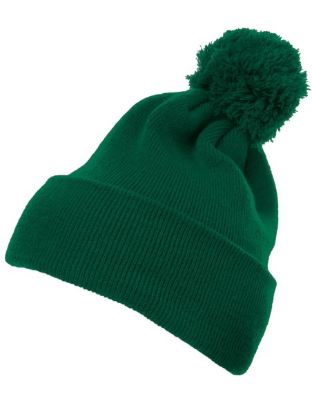 Cuffed Pom Pom Knit Beanie5