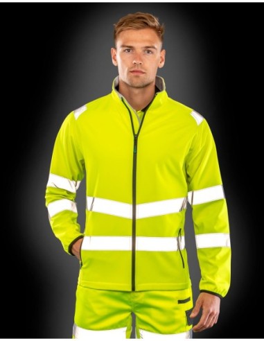 Recycled Printable Safety Softshell0