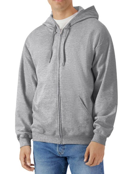 Softstyle Midweight Full Zip Hooded Sweat1