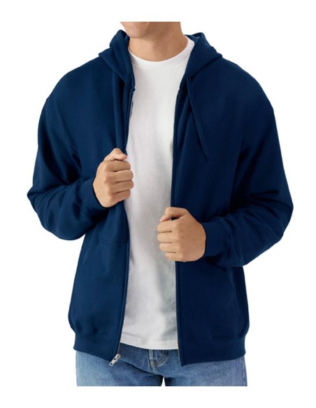 Softstyle Midweight Full Zip Hooded Sweat2