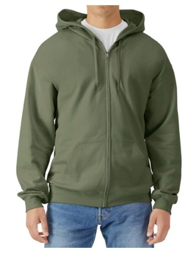 Softstyle Midweight Full Zip Hooded Sweat4