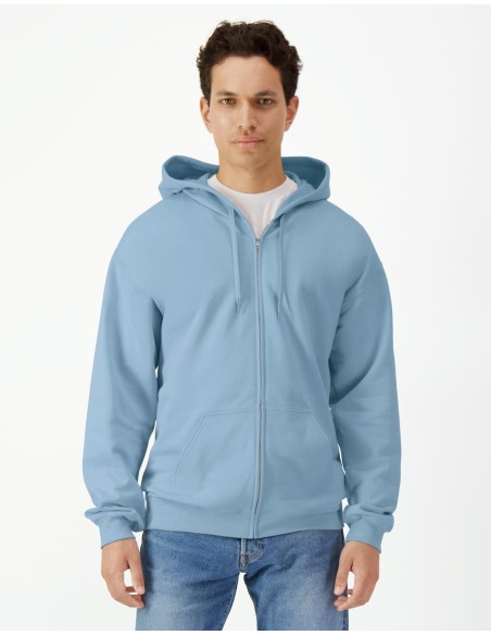 Softstyle Midweight Full Zip Hooded Sweat6