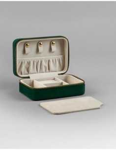 Velvet Travel Jewellery Box0