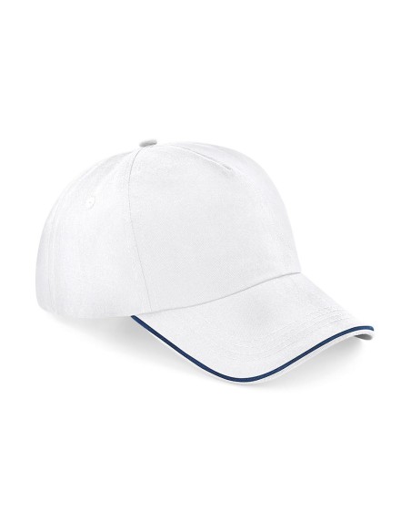 Authentic 5 Panel Cap - Piped Peak0
