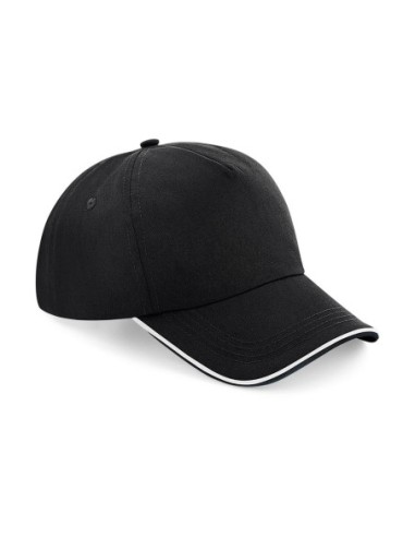 Authentic 5 Panel Cap - Piped Peak1