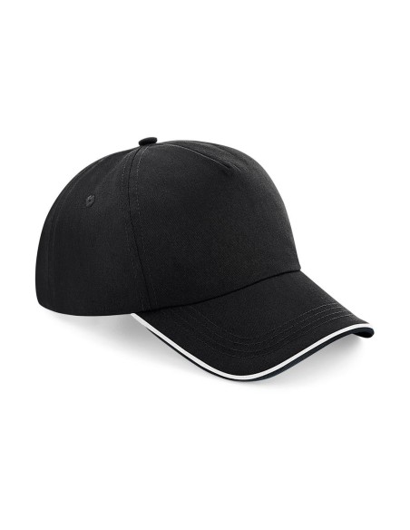 Authentic 5 Panel Cap - Piped Peak1