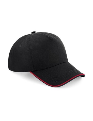 Authentic 5 Panel Cap - Piped Peak2