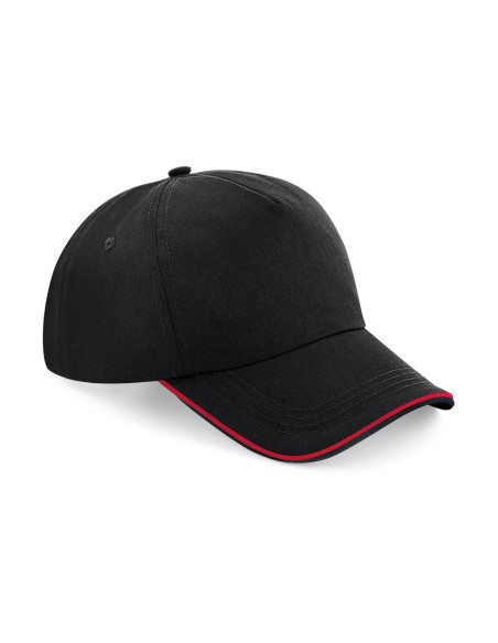 Authentic 5 Panel Cap - Piped Peak2