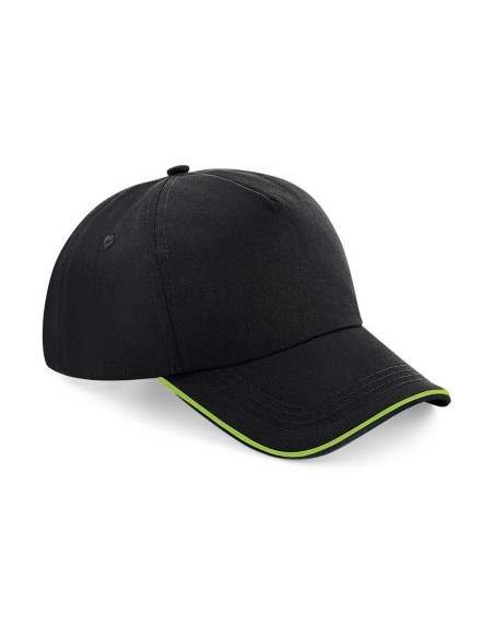 Authentic 5 Panel Cap - Piped Peak3