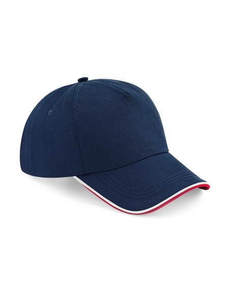 Authentic 5 Panel Cap - Piped Peak9
