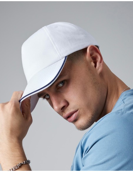 Authentic 5 Panel Cap - Piped Peak11
