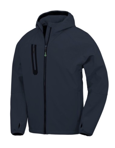 3-Layer Recycled Printable Casual Hooded Softshell1