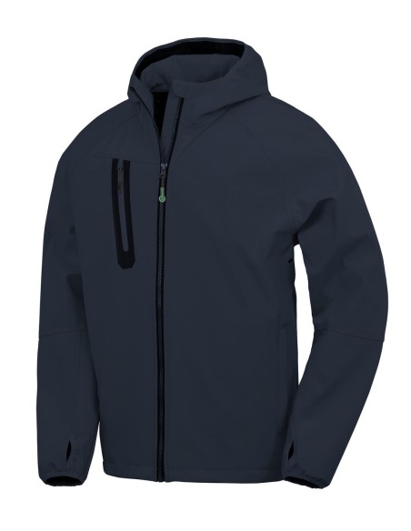3-Layer Recycled Printable Casual Hooded Softshell1