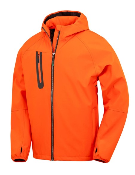 3-Layer Recycled Printable Casual Hooded Softshell2