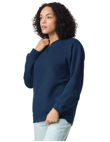 Softstyle Midweight Adult Fleece 14 Zip Sweat5