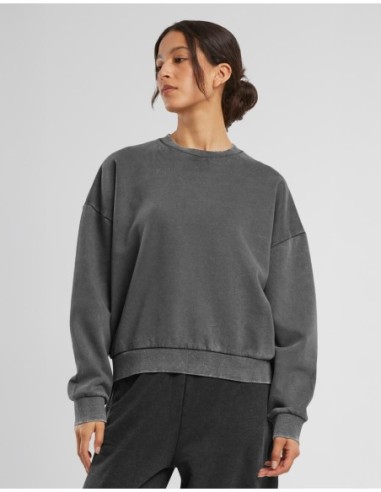 Ladies Vintage Heavy Crewneck0