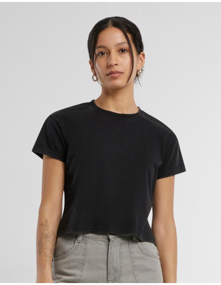 Ladies Vintage Cropped Tee0