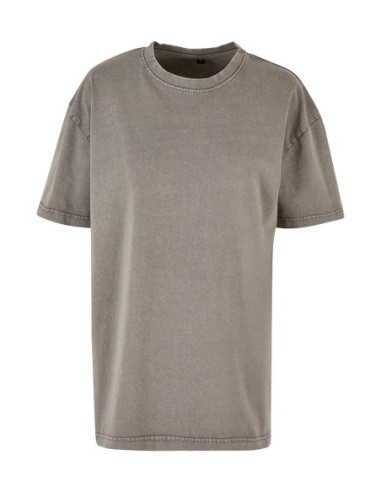 Ladies Oversized Acid Wash1