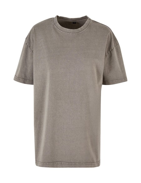 Ladies Oversized Acid Wash1