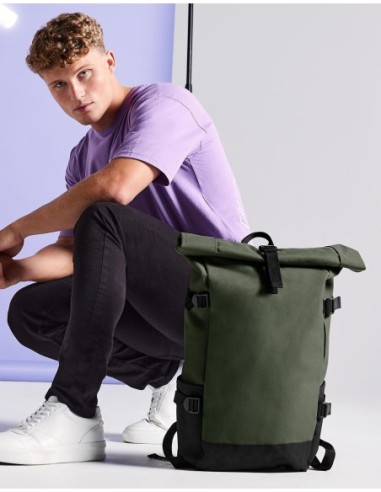 Block Roll-Top Backpack5