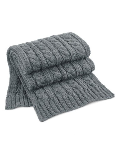 Cable Knit Melange Scarf1