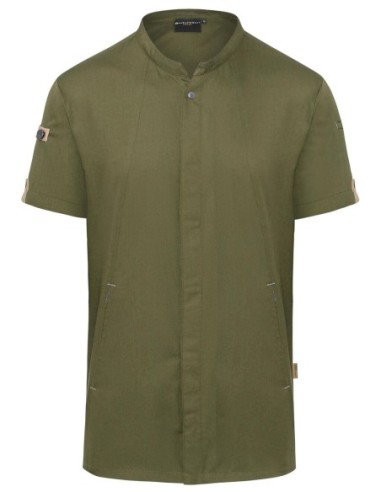 Short-Sleeve Chef Jacket Green-Generation7