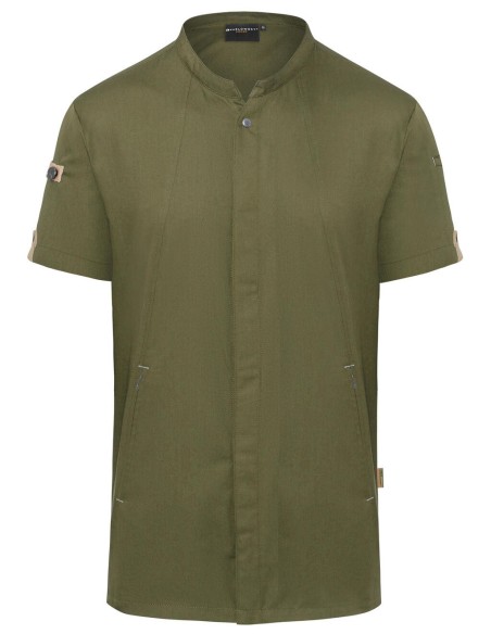 Short-Sleeve Chef Jacket Green-Generation7