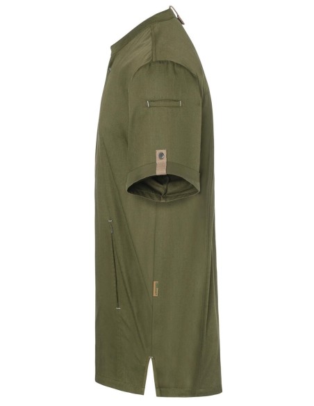 Short-Sleeve Chef Jacket Green-Generation8