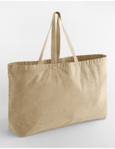 Garment Dyed Oversized Tote Bag0