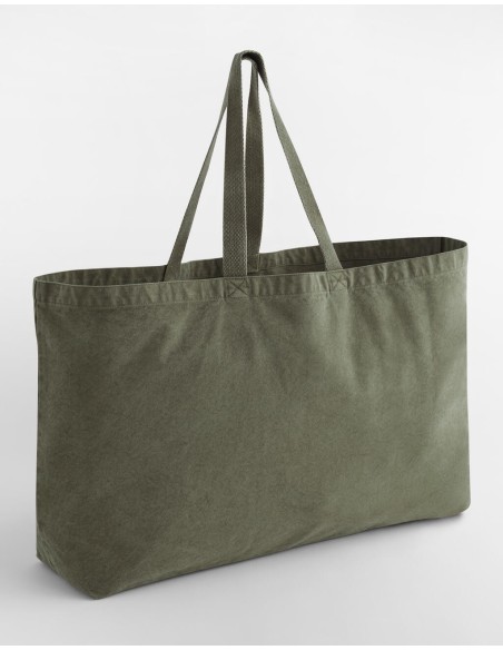 Garment Dyed Oversized Tote Bag3