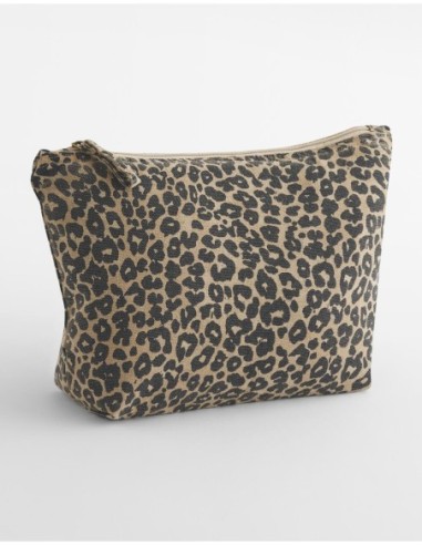 Leopard Print Canvas Accessory Bag0