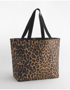 Leopard Print Carryall Tote Bag0