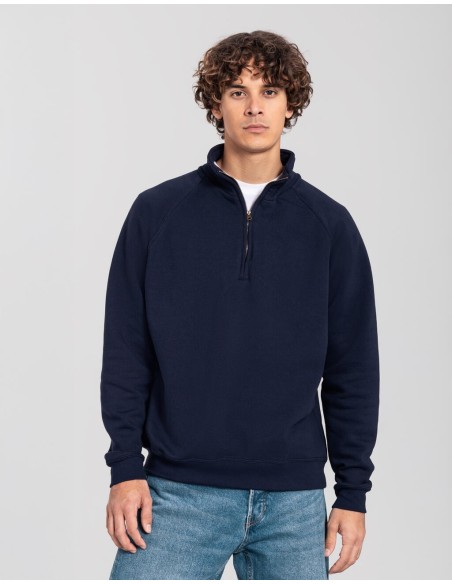 Iconic Premium Zip Neck Sweat0