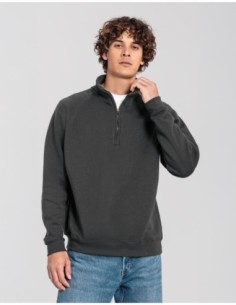 Iconic Premium Zip Neck Sweat0 2