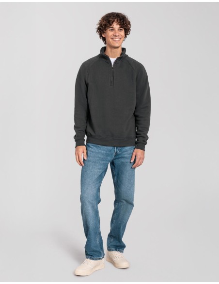 Iconic Premium Zip Neck Sweat2