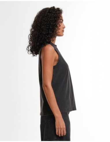 Ladies Vintage Washed Sleeveless Tee2
