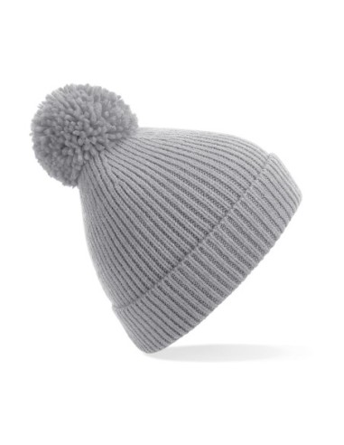 Engineered Knit Ribbed Pom Pom Beanie2