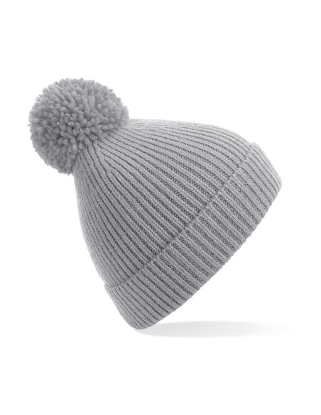 Engineered Knit Ribbed Pom Pom Beanie2