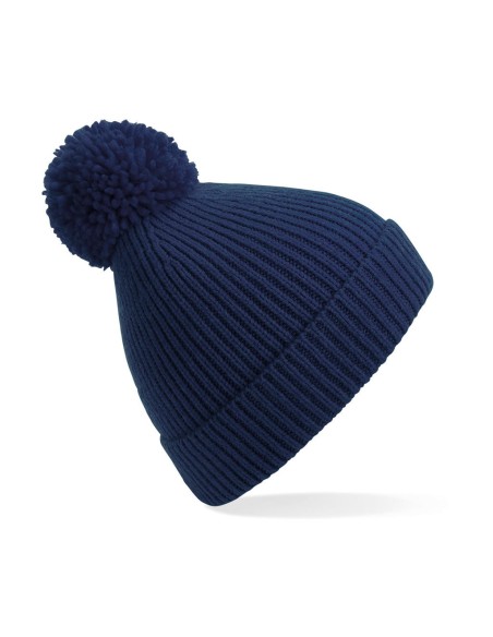 Engineered Knit Ribbed Pom Pom Beanie3