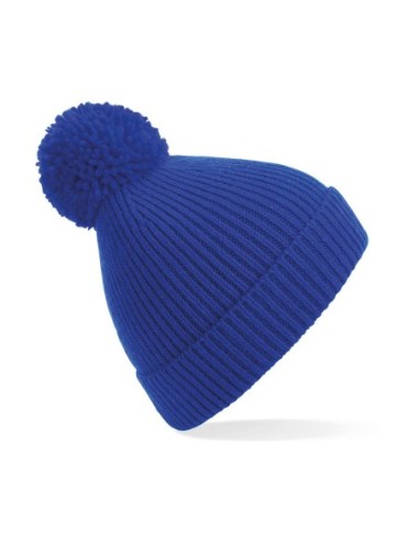 Engineered Knit Ribbed Pom Pom Beanie4