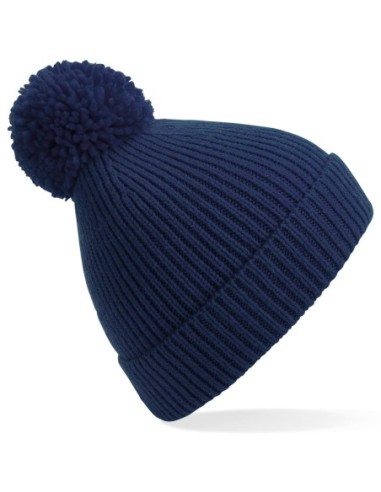 Engineered Knit Ribbed Pom Pom Beanie10