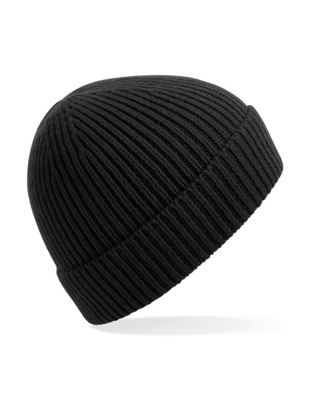 Engineered Knit Ribbed Beanie1
