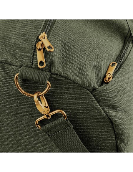 Vintage Canvas Barrel Bag6