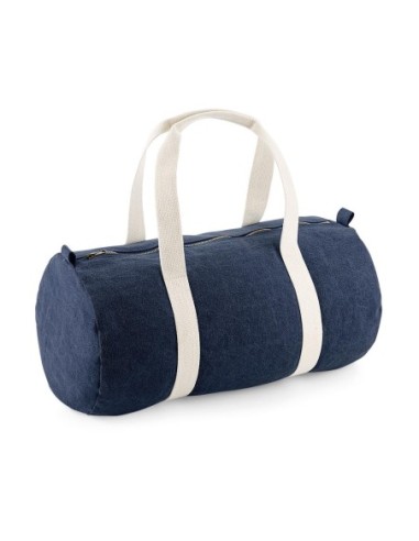 Denim Barrel Bag0