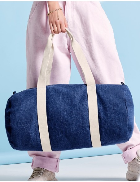 Denim Barrel Bag2