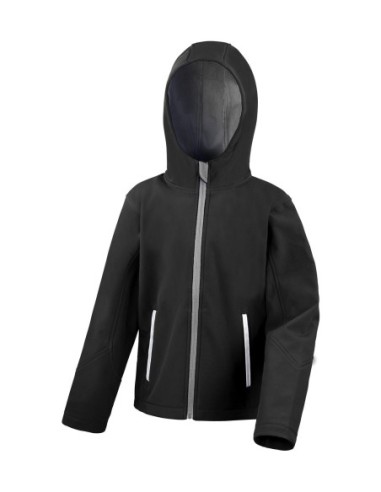 Kids TX Performance Hooded Softshell Jacket0