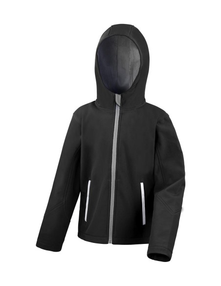 Kids TX Performance Hooded Softshell Jacket0